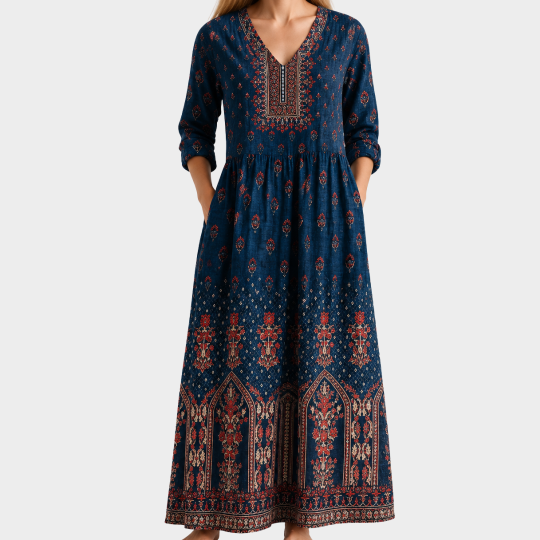 Classic Printed Dress