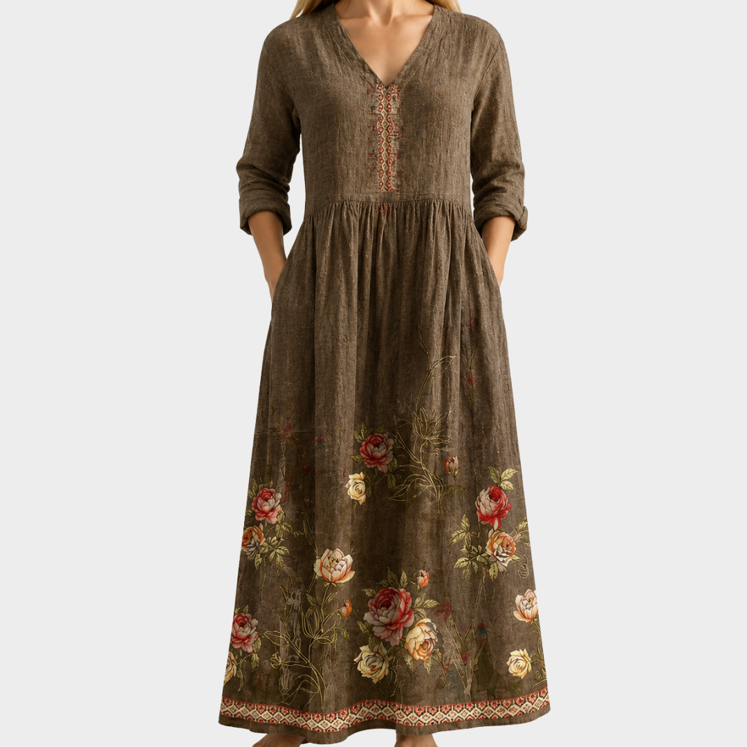 Flowing Printed Dress