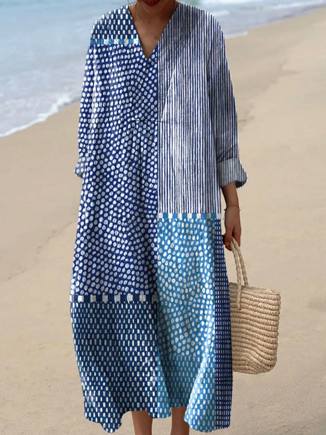 Helena | Breezy Summer Dress with Long Sleeves