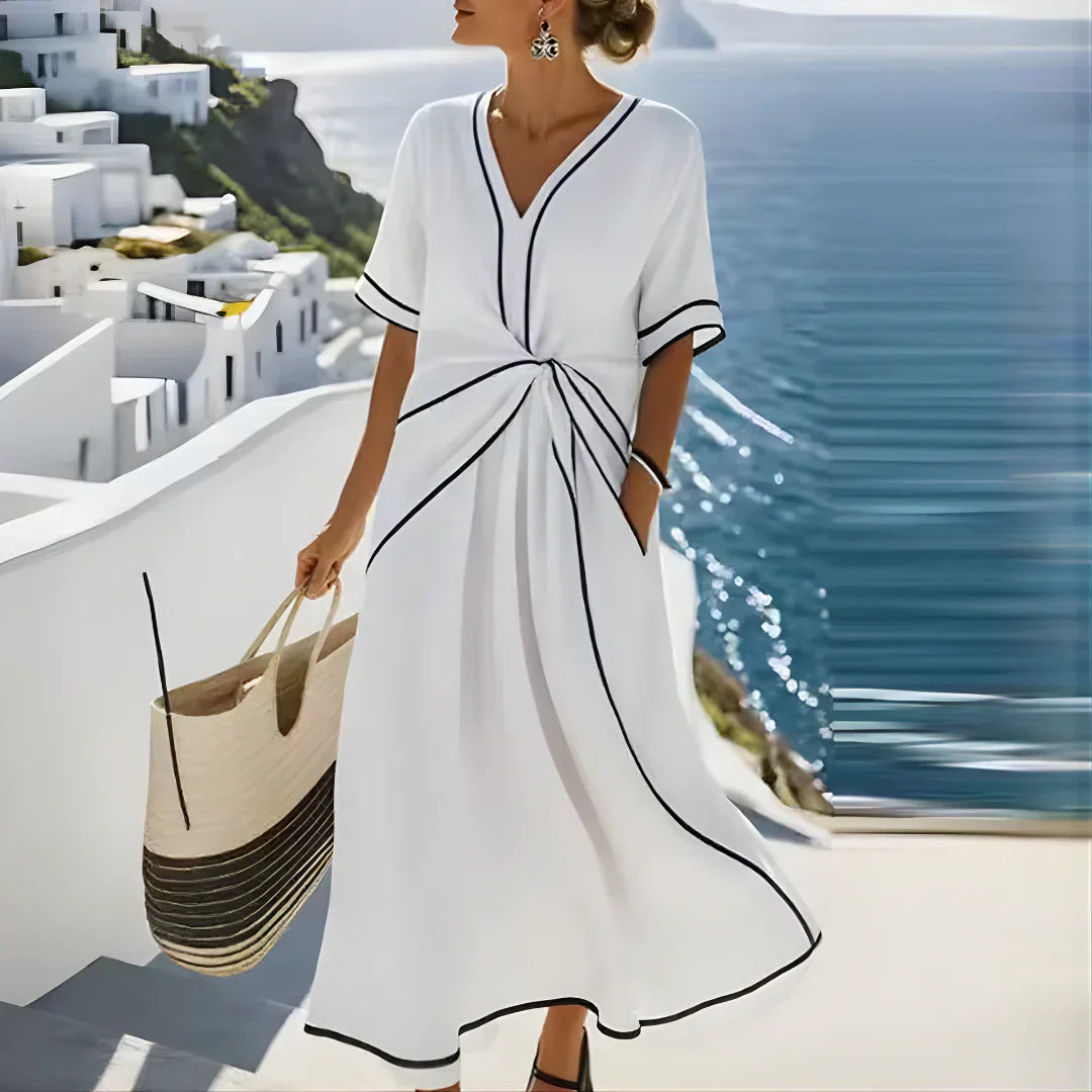 Layla | Twist-Front Maxi Dress