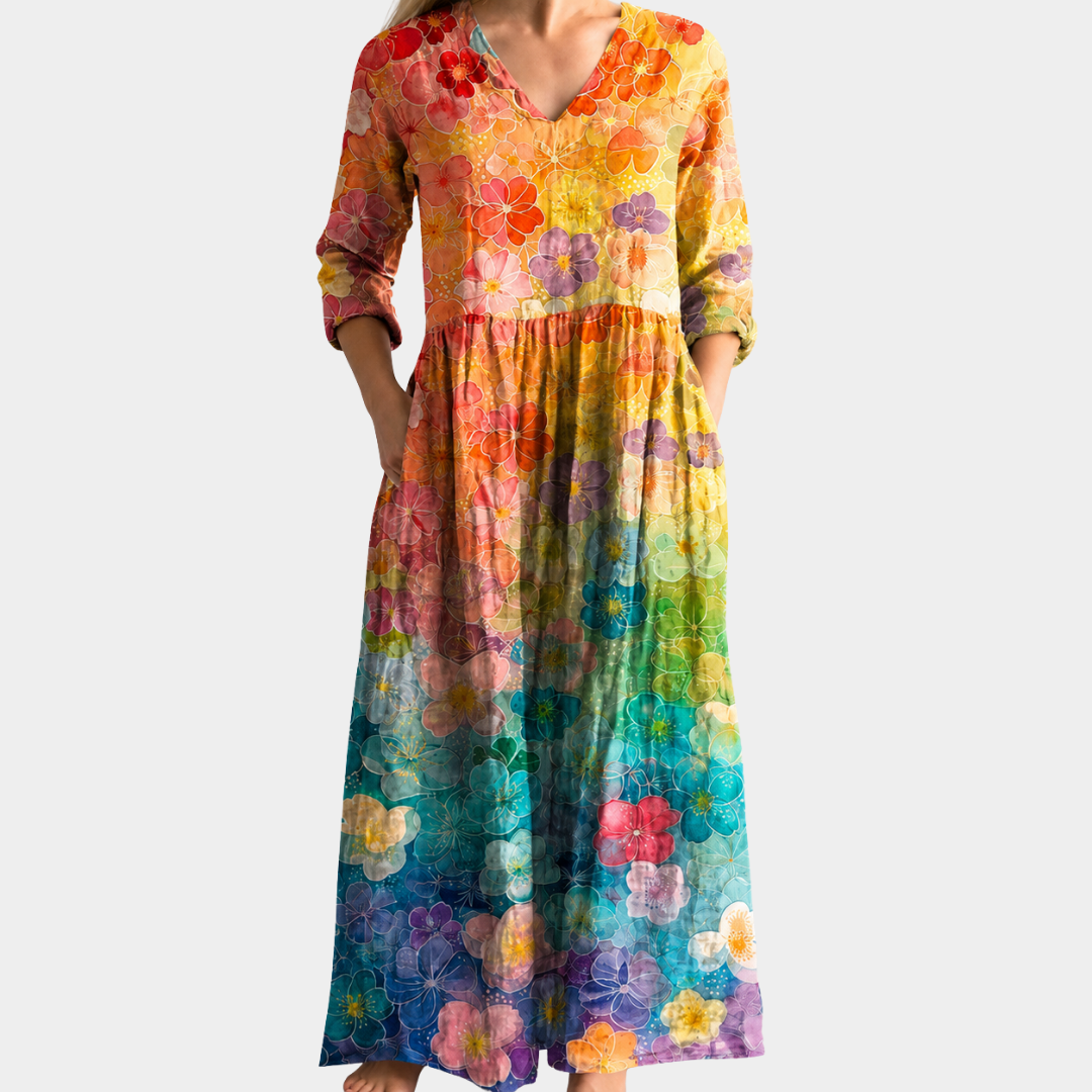 Rainbow Garden Celebration Dress
