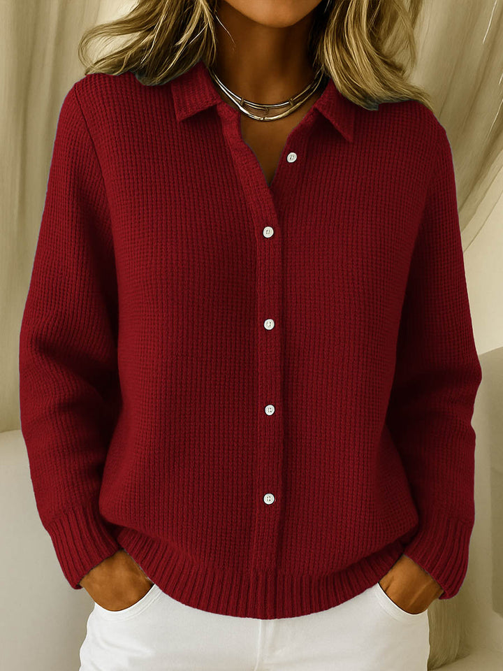 Olivia | Button-Up Knit Cardigan